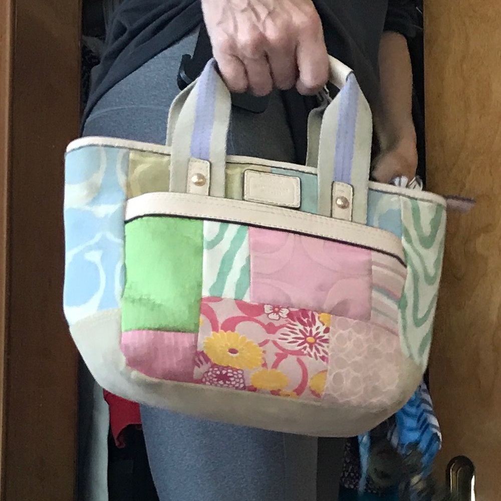 Patchwork Coach Bag - Picture 2 of 6